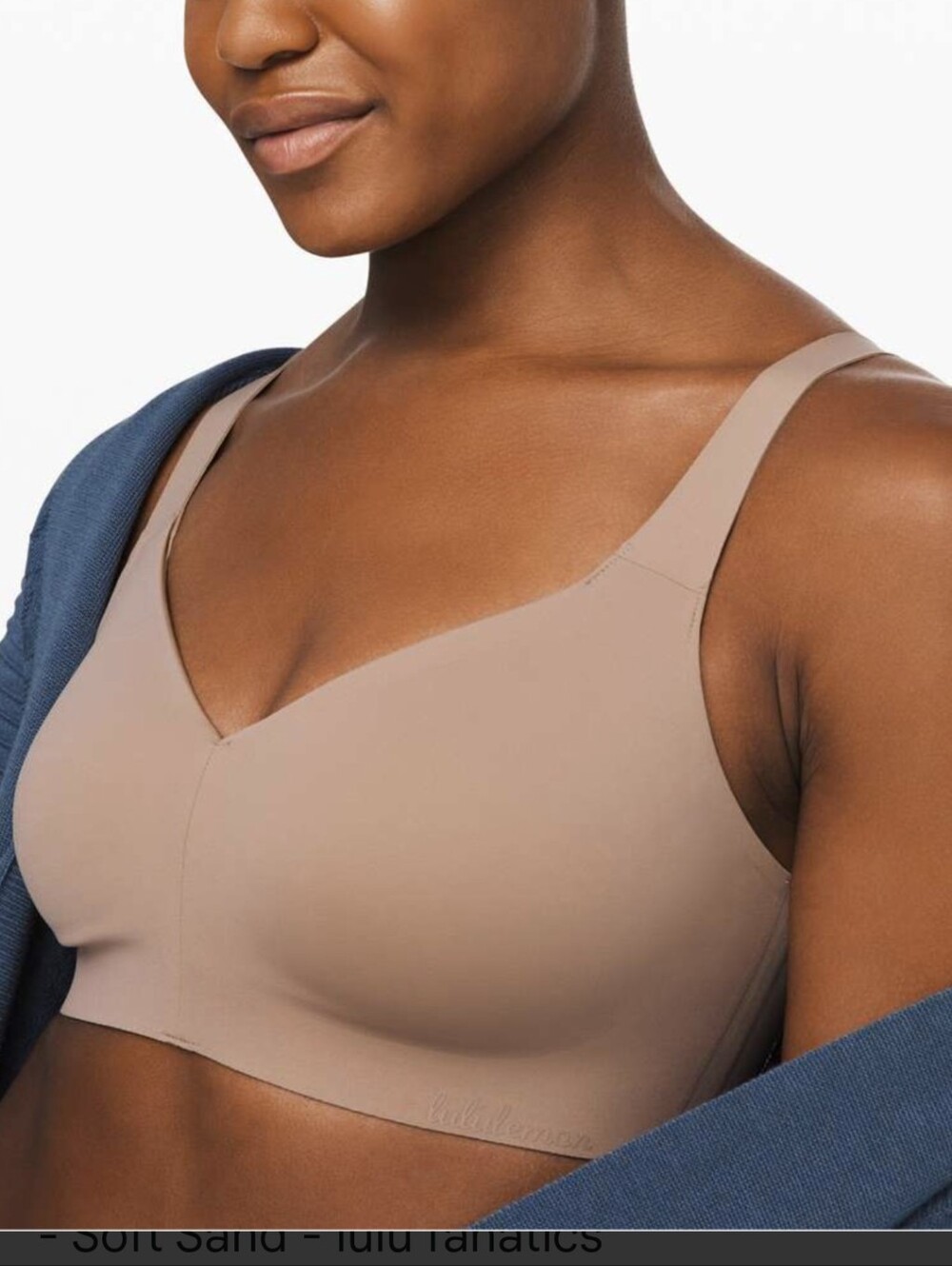 Lululemon Like Nothing Bra Soft Sand Ultralu Lightweight Soft Size 36C NWOT